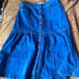 Denim Midi Skirt from Madewell